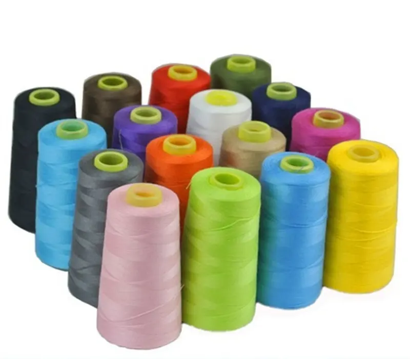 Toptan üretici en kaliteli ucuz fiyat polyester çin dikiş ipliği