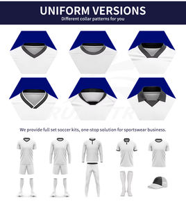 Leichtes Fußball-Trainingsanzug-Set Bequemer Fußball-Polyester-Stoff Vereins-Fußball-Trainingsanzug - Product Image 5