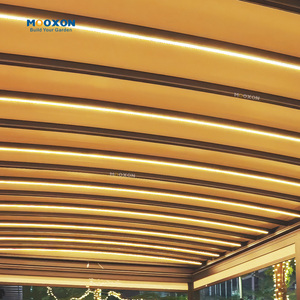 <span class=keywords><strong>Toldo</strong></span> retráctil montado en la pared para instalación de pérgola o <span class=keywords><strong>toldo</strong></span> con iluminación integrada y sombra impermeable - Product Image 5