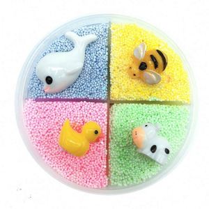 Floam 2019, Juguete de Arcilla Plástica PVA de 4 Colores, Slime Antiestrés para Niños, con Forma de Frutas, Unicornio y Nieve, Juguete Educativo - Product Image 3