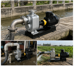 Pompe auto-amorçante SQHB 15HP ZW 50-40-11 pour les inondations municipales au Kazakhstan - Product Image 2