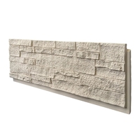 Vente directe d'usine, panneau mural en pierre légère imperméable en PU 3D imitation roche pour usage hôtelier, intérieur et extérieur