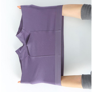 Calzoncillos bóxer con bolsa enorme que absorbe la humedad sin costuras para hombre, ropa interior elástica de algodón para hombre - Product Image 5
