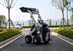 स्किड स्टीड लोडर व्हील लोडर गैसोलीन मोटर | खेत के लिए बहु-कार्य लोडर - Product Image 5