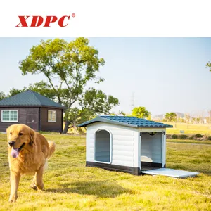 Atacado modern tamanho personalizado pet canil casa de cachorro de plástico