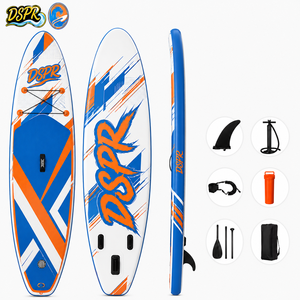 Planche de paddle gonflable portable OEM 320 cm tout usage en PVC double couche pour adultes avec trois ailerons pour les excursions sur eau calme - Product Image 4