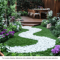 Galets de marbre blanc neige de qualité supérieure, naturels, écologiques, modernes, pierres décoratives de luxe pour jardins, villas, cours