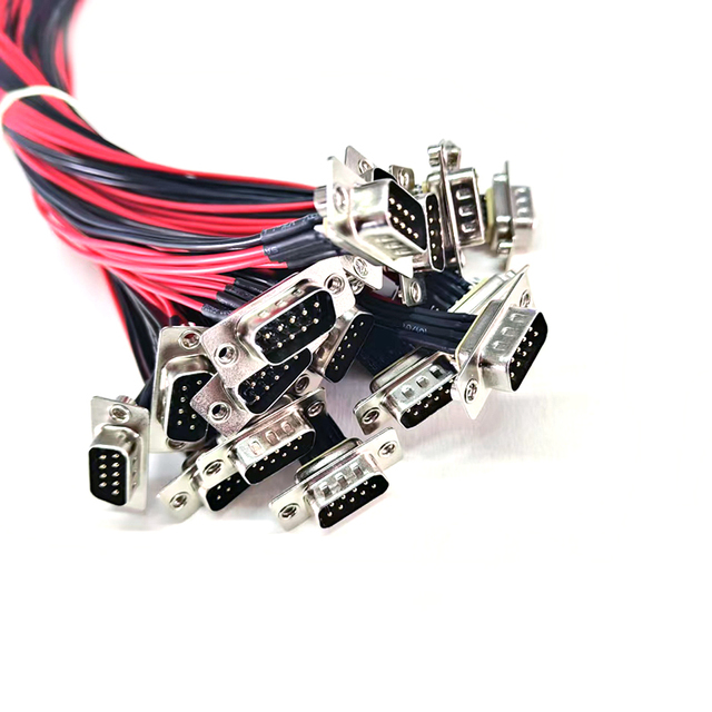 Custom Male DB9 Serial Port Interface Cable Assembly Manufacturer