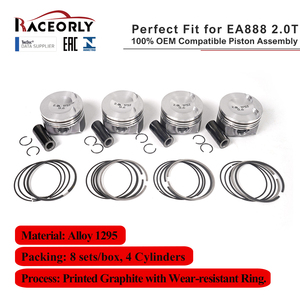RACEORLY 06L107065R Piston ve Segman Seti STD 82.5mm 23mm VW GTI Audi Passat A3 A4 A5 Q5 <span class=keywords><strong>2</strong></span>.0 TSI DOHC 16V EA888 için - Product Image 2