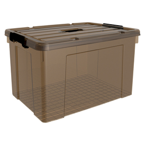 Caja de Almacenamiento de Ropa Portátil de Plástico, Contenedor de Almacenamiento Resistente, Organizador de Auto, para Uso en el Hogar y la Sala de Estar - Product Image 4