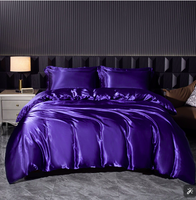 2025 personnalisé moderne Patchwork Style 100% Satin armure concepteur couette ensemble de literie imprimé housse de couette et ensemble de draps de lit