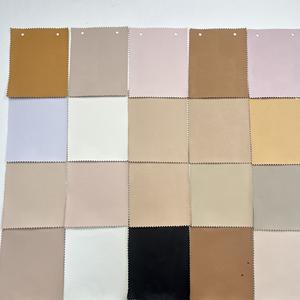 Muestras gratis Material de cuero sintético de tela de cuero PU falso para hacer forro de zapatos - Product Image 6