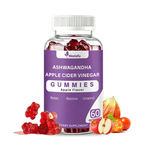 Gomitas <span class=keywords><strong>de</strong></span> <span class=keywords><strong>Vinagre</strong></span> <span class=keywords><strong>de</strong></span> <span class=keywords><strong>Sidra</strong></span> <span class=keywords><strong>de</strong></span> Manzana <span class=keywords><strong>de</strong></span> Marca Privada con Extracto <span class=keywords><strong>de</strong></span> Ashwagandha, Vitamina D3 y B12 para Adultos - Product Image 1