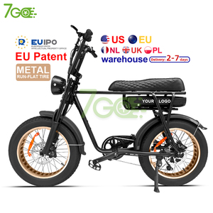 EB2 EB4 合金铝制宽胎电动越野车 20 英寸 48V 18.2Ah 锂电池 500W 7 速齿轮 液压刹车 欧盟标准 - Product Image 1