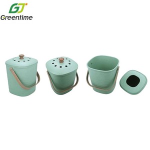 Sợi Tre Thân Thiện Với Môi Trường Nhà Bếp Truy Cập Rác Tái Chế Phân Bón Phân Hữu Cơ <span class=keywords><strong>Bin</strong></span> Nhà Phân Hữu Cơ - Product Image 2