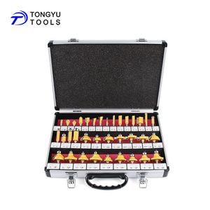 35 pcs 1/4 inch טונגסטן קרביד נתב קצת להגדיר עבור עץ, זמירה, grooving ו פרופיל קצה - Product Image 1