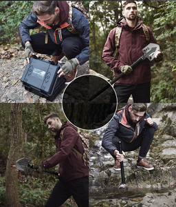 Multifunctional Stainless Steel Spade Portable <strong>Folding</strong> Outdoor Survival and Garden Tool with Camping <strong>Shovel</strong> &amp; Axe Features - Product Image 6
