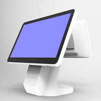 Nouveauté Cashcow Système de point de vente tout-en-un avec écran IPS 13,3 pouces Multi-OS Caisse enregistreuse Windows/Intel Imprimante thermique 58/80 mm BT 4.0