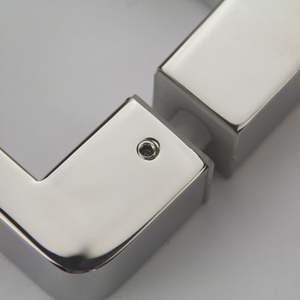 Modèle moderne de poignée de porte de douche en verre dos à dos en acier inoxydable - Product Image 4
