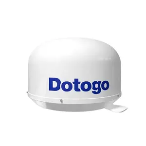 Dotogo V380 Dish Durchmesser 38cm ,Ku-Band Satelliten-TV-Antenne für Auto/Zug/TV-Antenne für Bus/Caravan