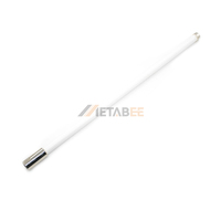 Antenne omnidirectionnelle LoRa en fibre de verre 433 MHz 2,5 dBi 400 mm 8 dBi 60 cm avec connecteur SMA mâle, antenne extérieure FRP 433 433,125 MHz