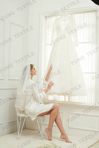 6011 FUNG graziosa e <span class=keywords><strong>Sexy</strong></span> <span class=keywords><strong>camicia</strong></span> da <span class=keywords><strong>notte</strong></span> in raso a manica lunga da donna pigiama in raso damigella d'onore - Product Image 5