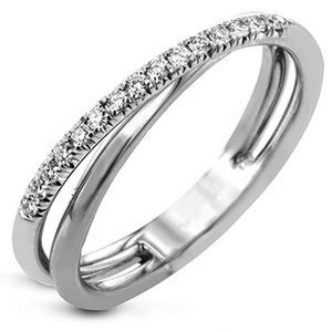Anello bicolore da donna, accessori minimalisti ed eleganti per l'uso quotidiano - Product Image 2