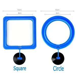 Aquarium-Schwimmfutterring: Sicherer, schwimmender Futterring für Fische in runder oder quadratischer Form aus Kunststoff für den Innenbereich - Product Image 3