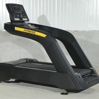 Tapis roulant professionnel commercial avec écran LED, plateforme de course puissante à absorption des chocs, équipement de cardio-training pour salle de sport