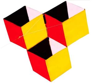 3D Magic Cube Box Kite and box kites