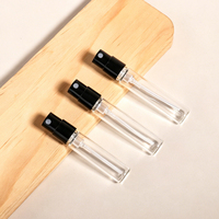 Vente en gros de flacons de parfum vides personnalisés Shiningpak, mini, en verre, avec pompe pulvérisatrice, forme cylindrique, 10 ml, impression sérigraphique, Chine