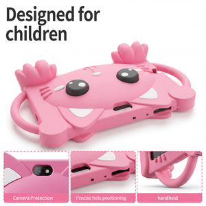 OEM <b>7</b>-Inch Kids Educational School Learning Games Dual Camera Android 15 4+64GB WiFi <b>Tablet</b> PC Anti-Drop Protective Case Toys - Product Image 4