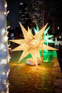 Giant Christmas Star <b>Lights</b> Golden 3D LED Sculpture for Mall Atrium Plaza Resort and Photo Zone - Product Image 1