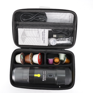 3 in 1 Self Heating Espresso <b>Machine</b> 20 Bar <b>Automatic</b> <b>Coffee</b> Makers with Black Carry Case for Hiking Outdoor Travel Use - Product Image 3