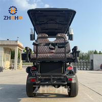 La dernière voiturette de golf électrique tout-terrain 3-4 places avec batterie au lithium certifiée CE et DOT, 30-50 km/h, compatible avec les véhicules de club