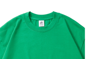 # KL0467, bianco <span class=keywords><strong>COL</strong></span>. Maglietta da uomo oversize promozionale in cotone 100% 340gsm - Product Image 2