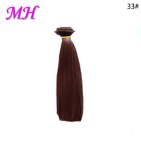 Tissages de cheveux synthétiques pour poupées, perruques en Fiber synthétique lisse pour 100, 1/3,1/4, 1/6, 20cm x 1/8 cm, accessoires pour poupées