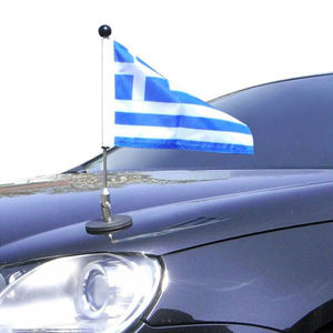 Drapeau d'équipe de voiture personnalisé en polyester de bonne qualité personnalisé en gros, drapeaux de voiture de pays, drapeau de couverture de capot de voiture - Product Image 5