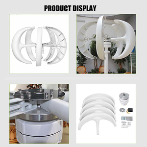 Generador Eólico de Eje Vertical de 1000W, 12V 24V, Portátil, para Suplemento de Energía Doméstica - Product Image 2