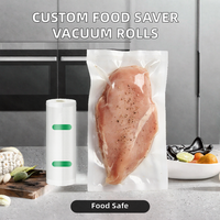 Sacs d'emballage sous vide pour aliments congelés, résistants aux perforations, PA PE, impression personnalisée en gravure