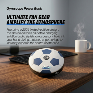 Power Bank a Forma di Pallone da Calcio 5000mAh/10000mAh, Caricabatterie Esterno Portatile per Telefoni Cellulari, Compatibile con iPhone Samsung Android - Product Image 3