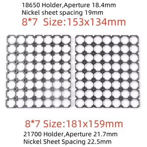 Kit de support de batterie ignifuge et connectable ACP 21700 avec fixation noire 8X8-13X4 - Product Image 2