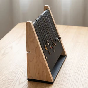 Présentoir en bois pour bijoux en gros, organisateur de bijoux, support de présentation pour colliers et bracelets pour magasins - Product Image 3