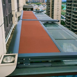 Ventanas de Techo Retráctiles de Aleación de Aluminio de Lujo, Personalizadas, con Rieles Deslizantes con Cremallera para Persianas y Cortinas Exteriores - Product Image 3