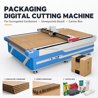 Máquina de Corte CNC para Cartón Corrugado, Plotter Automático para Cajas de Cartón, Cortadora Digital de Cartón Plano con Rueda de Corte