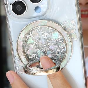 Étui de téléphone personnalisé en imitation nacre 3 en 1 TPU PC TPE Résine magnétique pour iPhone 16 15 14 13 12 Pro Max - Product Image 6