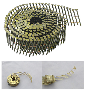 Toptan 1 3/4 bobin çatı çivisi galvanizli çelik ortak tırnak pürüzsüz sap 3 1/4 elmas noktası düz üst inşaat malzemesi - Product Image 4