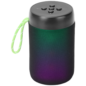 Enceinte portable sans fil - BT5.3, étanche IPX7, basses 5W, TF/<span class=keywords><strong>USB</strong></span>, LED 7 couleurs, batterie 18650, mini enceinte extérieure pour téléphone - Product Image 1