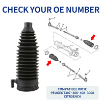 406673 0664744 pour Peugeot Citroën 307 308 408 3008 C4 C4 Saga Cache-poussière de crémaillère de direction