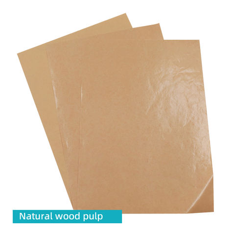 A4 A5 Sheets Single Side Cut Double Side Wrapping Packaging Metallized Pallet Food Grade Silicone Coated Release Paper